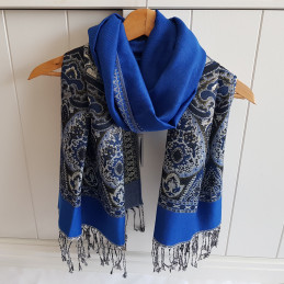 Etole Style Pashmina Bleu...